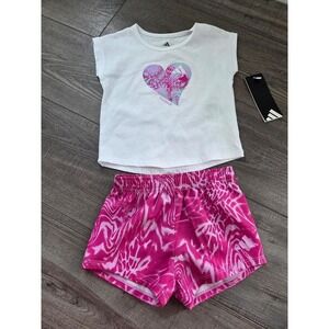 Adidas baby girl outfit 12 mos